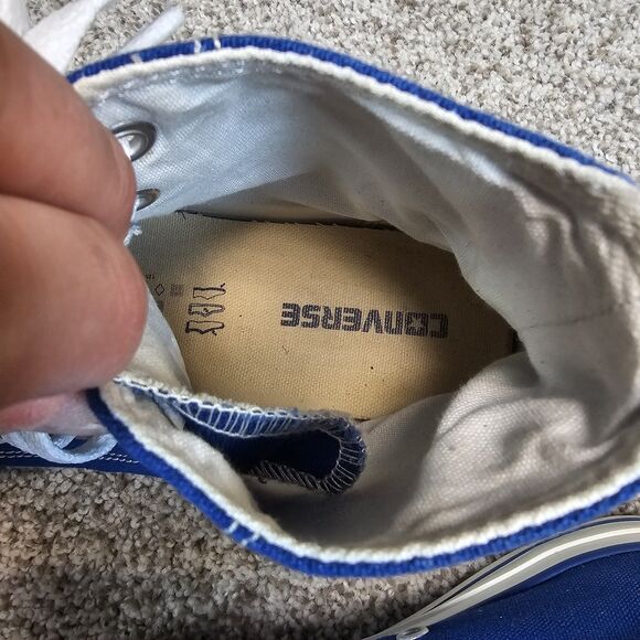 Converse CONS Chuck Taylor All Star High Top Blue Shoes Mens Size 8 Womens 10 - Picture 11 of 13